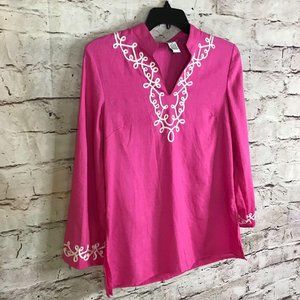 NWT 100% LINEN Women's Medium Size M Top